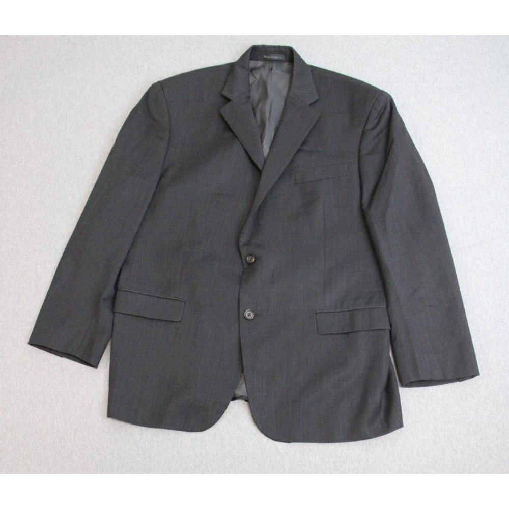 Lauren Ralph Lauren Blazer Men 44R Gray 100% Wool Single Breast Lined Jacket